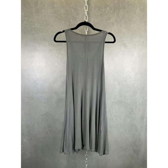 NWT Urban Outfitters Grey Beaded Mini Dress MSRP $58 Size L‎ - Picture 5 of 8